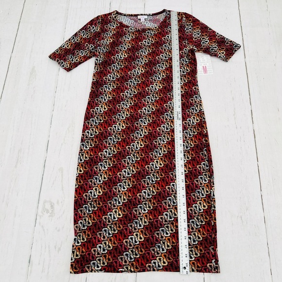 LulaRoe Julia T-Shirt Dress Size M  Short Sleeves Casual - Picture 7 of 9